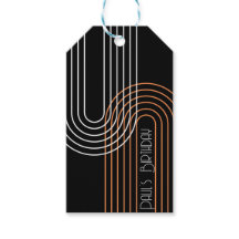 モダンコンテンポラリーアーチラインアートミニマルギフトラベル