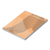 モダンコンテンポラリーアーチ線ミニマル芸術 ノートパッド (回転)