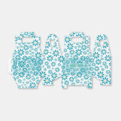 モダンコンテンポラリーデイジー花イニシャル フェイバーボックス (折り畳みなし)