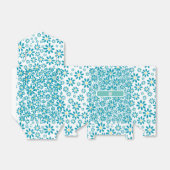 モダンコンテンポラリーデイジー花イニシャル フェイバーボックス (折り畳みなし)