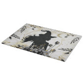 モダンコンテンポラリーハロウィーン魔女3 カッティングボード (角)