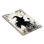 モダンコンテンポラリーハロウィーン魔女3 ノートブック (右側)