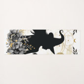 モダンコンテンポラリーハロウィーン魔女3 ヨガマット (裏面(横))