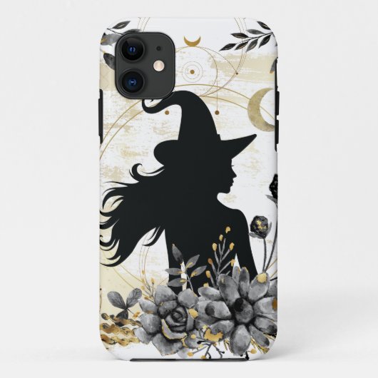 モダンコンテンポラリーハロウィーン魔女3 Case-Mate iPhoneケース (裏面)
