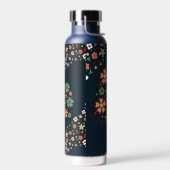 モダンコンテンポラリーフローラ ウォーターボトル (左面)