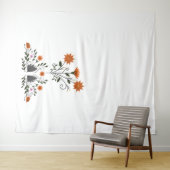 モダンコンテンポラリーフローラ タペストリー (インサイチュ(横))