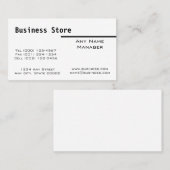 モダンコンテンポラリー名刺 名刺 (正面/裏面)