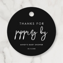 モダンコンテンポラリー感謝してい黒 フェイバータグ