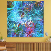 モダンコンテンポラリー抽象芸術 キャンバスプリント (インサイチュ (リビング))