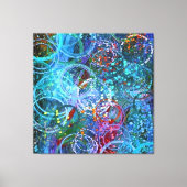 モダンコンテンポラリー抽象芸術 キャンバスプリント (正面)