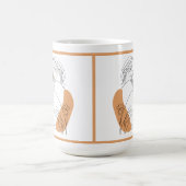 モダンコンテンポラリー抽象芸術 コーヒーマグカップ (中央)