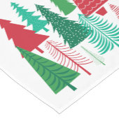 モダンコンテンポラリー木 ショートテーブルランナー (コーナー)