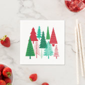 モダンコンテンポラリー木 スタンダードカクテルナプキン (インサイチュ)