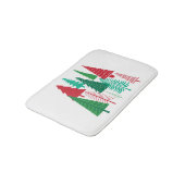 モダンコンテンポラリー木 バスマット (アングル)