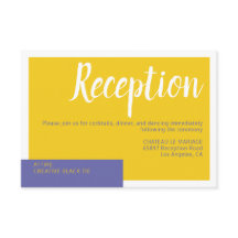 モダンコンテンポラリー紫結婚黄ミニマル色