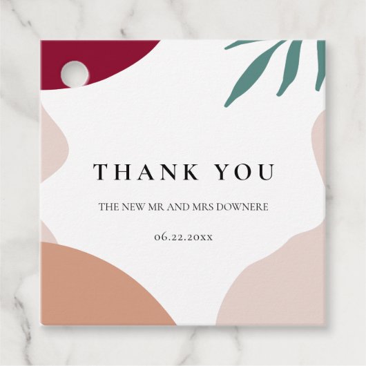 モダンコンテンポラリー結婚型 フェイバータグ (正面)