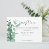 モダンコンテンポラリー結婚緑化 エンクロージャーカード (スタンド正面)