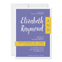 モダンコンテンポラリー黄結婚ミニマル色