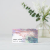 モダンコンテンポラリー　エレガント抽象名刺 名刺 (スタンド正面)