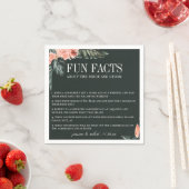 モダンコーラルトロピクス豆知識 スタンダードカクテルナプキン (インサイチュ)