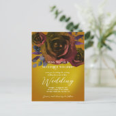 モダンゴシックダークバラQRC ポストカード (スタンド正面)