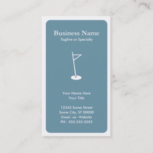 モダンゴルフ 名刺 (正面)