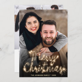 モダンゴールデンクリスマス4 PHOTO Greeting シーズンカード