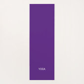 モダンゴールデンスターズ王室のオン紫 ヨガマット (裏面)