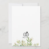 モダンゴールデン・グリクラシックーネリー&縁ど結婚ズ 招待状 (裏面)