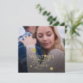 モダンゴールドのバレンタインデーの写真 (スタンド正面)