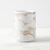 モダンゴールドエフェクト大理石パターン コーヒーマグカップ (中央)