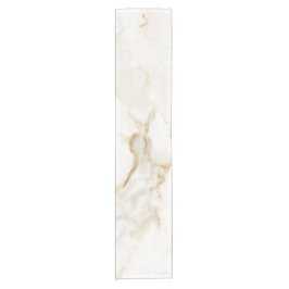 モダンゴールドエフェクト大理石パターン ショートテーブルランナー