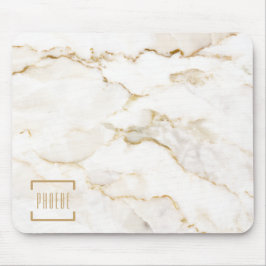 モダンゴールドエフェクト大理石パターン マウスパッド