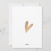 モダンゴールドダストマーブル詩サマクリスマスホリデー シーズンカード (裏面)