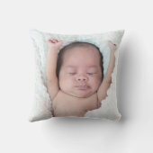 モダンゴールドフォトベイビーバーススタッツ発表 クッション (裏面)