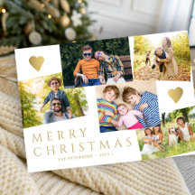 モダンゴールドホワイトのメリークリスマス5枚の写真