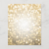 モダンゴールド 70歳誕生日パーティー 招待状 (Budget) チラシ (裏面)