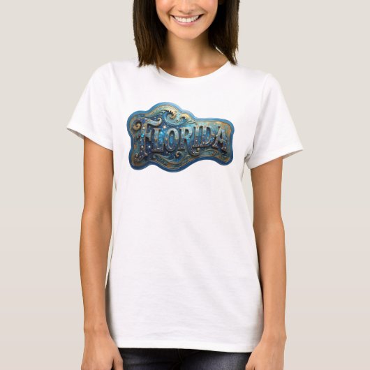 モダンゴールドFLORIDA Tシャツ (正面)