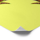 モダンサイケデリック曼荼羅 ポスター (角)