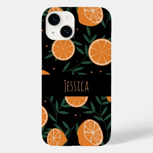 モダンサマーフルーツボタニカル柄 Case-Mate iPhoneケース (裏面)