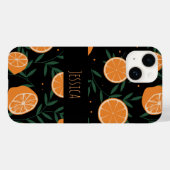 モダンサマーフルーツボタニカル柄 Case-Mate iPhoneケース (裏面 (横))