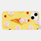 モダンサマーフローラルアイス | 夏 Case-Mate iPhoneケース (裏面 (横))