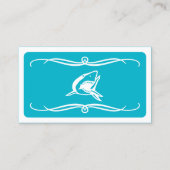 モダンサメ（色のカスタマイズ可能） 名刺 (正面)