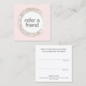 モダンサロンスパお客様の紹介 紹介カード (正面/裏面)