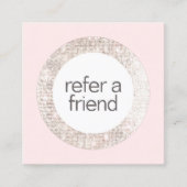 モダンサロンスパお客様の紹介 紹介カード (正面)