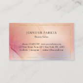 モダンサロンスパロイヤリティ5名刺名刺 名刺 (裏面)