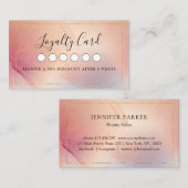 モダンサロンスパロイヤリティ5名刺名刺 名刺 (正面/裏面)