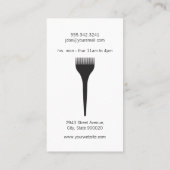 モダンサロンツールHair Specialist 名刺 (裏面)