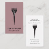 モダンサロンツールHair Specialist 名刺 (正面/裏面)