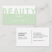 モダンサロン名刺 名刺 (正面/裏面)